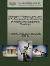 Michigan V. Ranes (Larry Lee) U.S. Supreme Court Transcript of Record with Supporting Pleadings cover