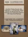 Caruthers Ewing, Executor, Etc., Petitioner, V. J. M. Rountree, District Director of Internal Revenue. U.S. Supreme Court Transcript of Record with Supporting Pleadings cover