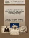 Andimo Pappadio, Petitioner, V. United States. U.S. Supreme Court Transcript of Record with Supporting Pleadings cover