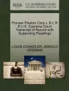 Pioneer Plastics Corp V. N L R B U.S. Supreme Court Transcript of Record with Supporting Pleadings cover