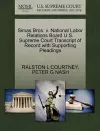 Simas Bros. V. National Labor Relations Board U.S. Supreme Court Transcript of Record with Supporting Pleadings cover