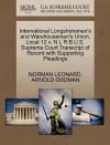 International Longshoremen's and Warehousemen's Union, Local 12 V. N L R B U.S. Supreme Court Transcript of Record with Supporting Pleadings cover