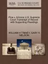 Pine V. Arizona U.S. Supreme Court Transcript of Record with Supporting Pleadings cover