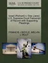 Israel (Richard) V. Doe (Jane) U.S. Supreme Court Transcript of Record with Supporting Pleadings cover