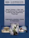 Napoli (James) V. New York U.S. Supreme Court Transcript of Record with Supporting Pleadings cover