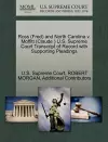 Ross (Fred) and North Carolina V. Moffitt (Claude ) U.S. Supreme Court Transcript of Record with Supporting Pleadings cover
