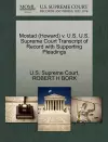 Mostad (Howard) V. U.S. U.S. Supreme Court Transcript of Record with Supporting Pleadings cover