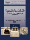Dioguardi (John) V. U.S. U.S. Supreme Court Transcript of Record with Supporting Pleadings cover