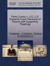 Parisi (Louis) V. U.S. U.S. Supreme Court Transcript of Record with Supporting Pleadings cover