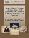 Hyman Winter, Petitioner, V. United States. U.S. Supreme Court Transcript of Record with Supporting Pleadings cover