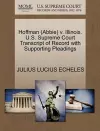 Hoffman (Abbie) V. Illinois. U.S. Supreme Court Transcript of Record with Supporting Pleadings cover