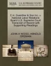 C.H. Guenther & Son Inc. V. National Labor Relations Board U.S. Supreme Court Transcript of Record with Supporting Pleadings cover