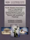 Pacific Maritime Association V. Local 13 International Longshoremen's and Warehousemen's Union U.S. Supreme Court Transcript of Record with Supporting Pleadings cover