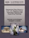 Garramone (Gary Rocco) V. U.S. U.S. Supreme Court Transcript of Record with Supporting Pleadings cover