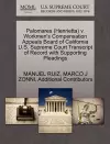 Palomares (Henrietta) V. Workmen's Compensation Appeals Board of California U.S. Supreme Court Transcript of Record with Supporting Pleadings cover