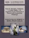 Ross B. Meretsky, Petitioner, V. United States. U.S. Supreme Court Transcript of Record with Supporting Pleadings cover