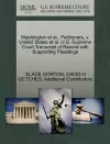 Washington et al., Petitioners, V. United States et al. U.S. Supreme Court Transcript of Record with Supporting Pleadings cover