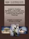 Joseph H. Donohue, Appellant, V. City of San Jose. U.S. Supreme Court Transcript of Record with Supporting Pleadings cover