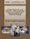 The Ripon Society, Inc., et al., Petitioners, V. National Republican Party et al. U.S. Supreme Court Transcript of Record with Supporting Pleadings cover