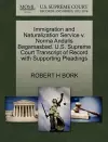 Immigration and Naturalization Service V. Norma Andalis Bagamasbad. U.S. Supreme Court Transcript of Record with Supporting Pleadings cover