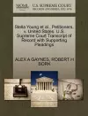 Stella Young Et Al., Petitioners, V. United States. U.S. Supreme Court Transcript of Record with Supporting Pleadings cover