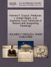 Holmes F. Crouch, Petitioner, V. United States. U.S. Supreme Court Transcript of Record with Supporting Pleadings cover