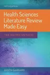 Health Sciences Literature Review Made Easy cover