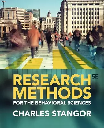 Research Methods for the Behavioral Sciences cover