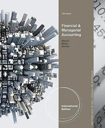 Financial & Managerial Accounting, International Edition cover