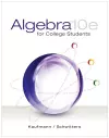 Algebra for College Students cover