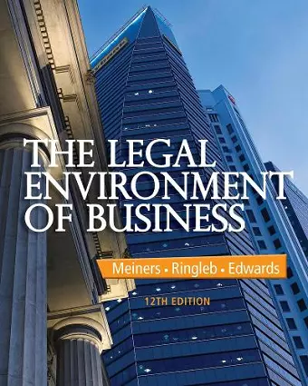 The Legal Environment of Business cover