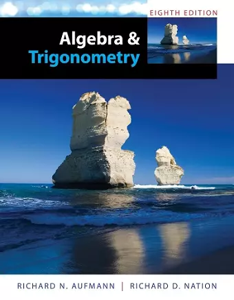 Algebra and Trigonometry cover