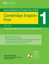 Exam Essentials Practice Tests: Cambridge English First 1 with DVD-ROM cover