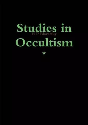 Studies in Occultism cover