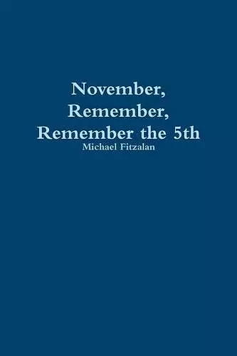 November, Remember, Remember the 5th cover