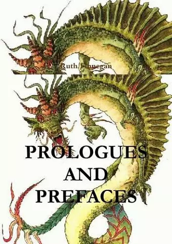 Prologues and prefaces the insights of great minds cover