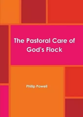 Pastoral Care of God's Flock cover