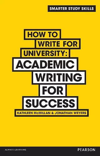 How to Write for University cover