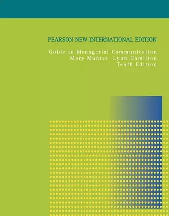 Guide to Managerial Communication cover