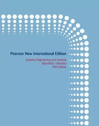 Systems Engineering and Analysis cover