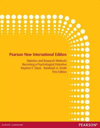 Introduction to Statistics and Research Methods: Becoming a Psychological Detective cover