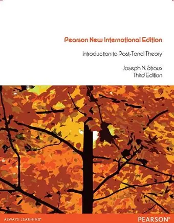 Introduction to Post-Tonal Theory cover