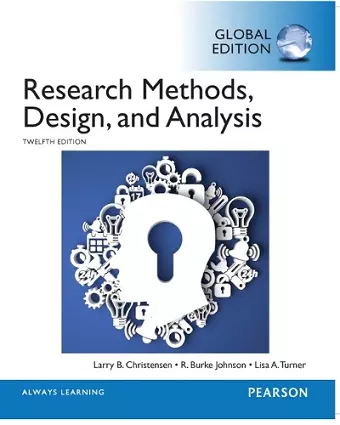 Research Methods, Design, and Analysis, Global Edition cover