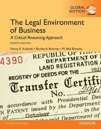 Legal Environment of Business, The, Global Edition cover