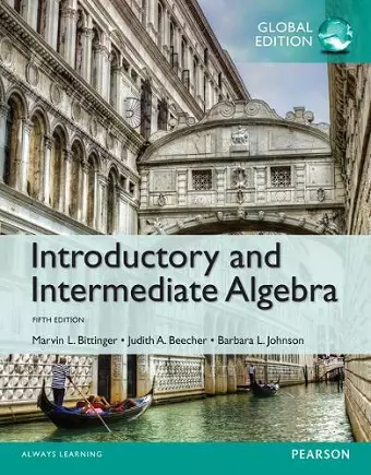 Introductory and Intermediate Algebra, Global Edition cover