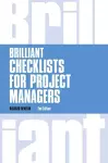 Brilliant Checklists for Project Managers cover