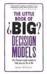 Little Book of Big Decision Models, The cover
