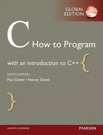 C How to Program, Global Edition cover