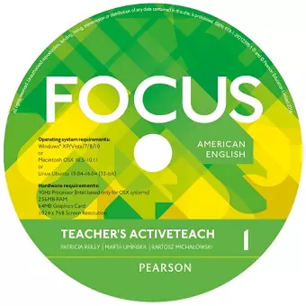 Focus AmE 1 Teacher's Active Teach cover