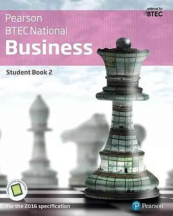 BTEC Nationals Business Student Book 2 + Activebook cover